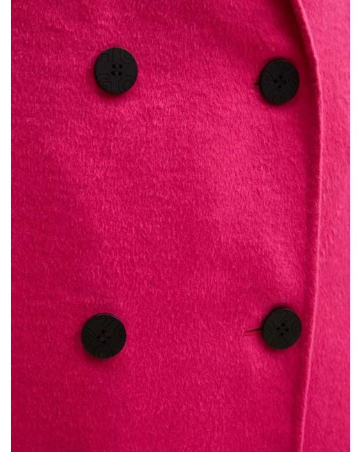 HUGO Pink Double-Breasted Coat