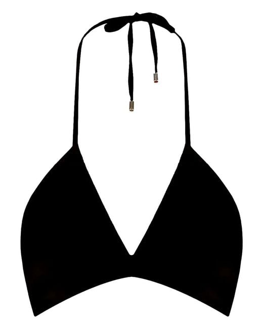 Max Mara Black Adriene Bikini Top