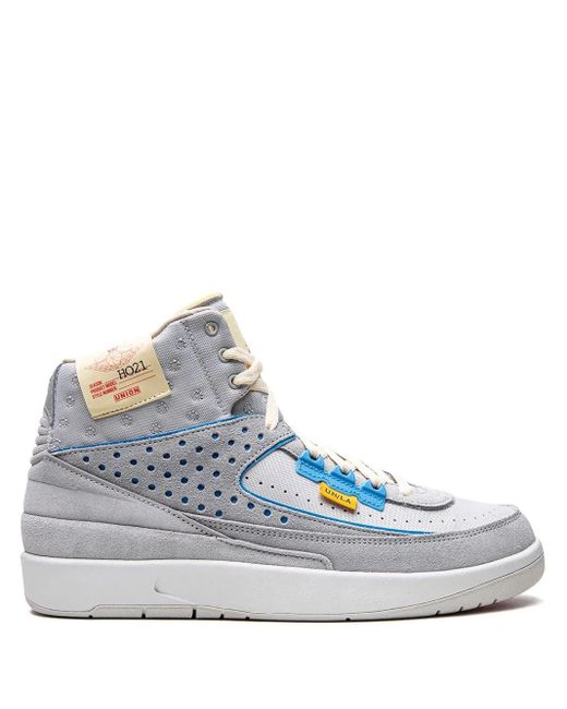 Nike Blue X Union Air 2 Sp Fog" Sneakers for men