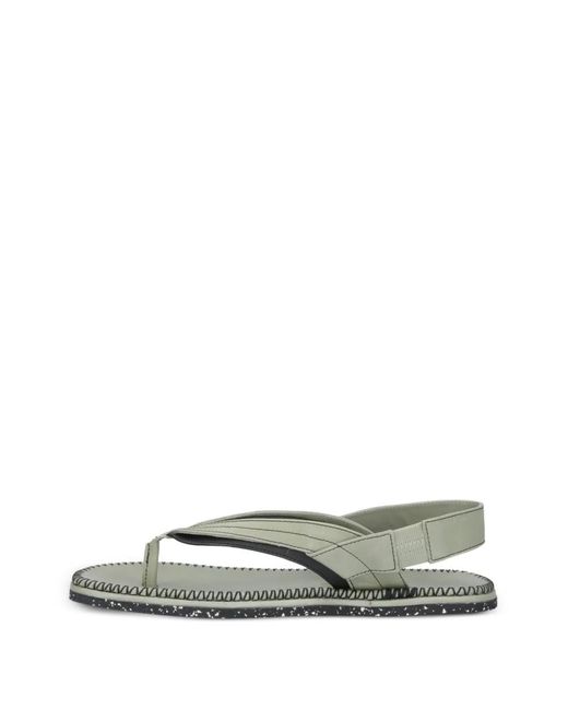 Kiko Kostadinov White Andras Whipstitch Sandals for men