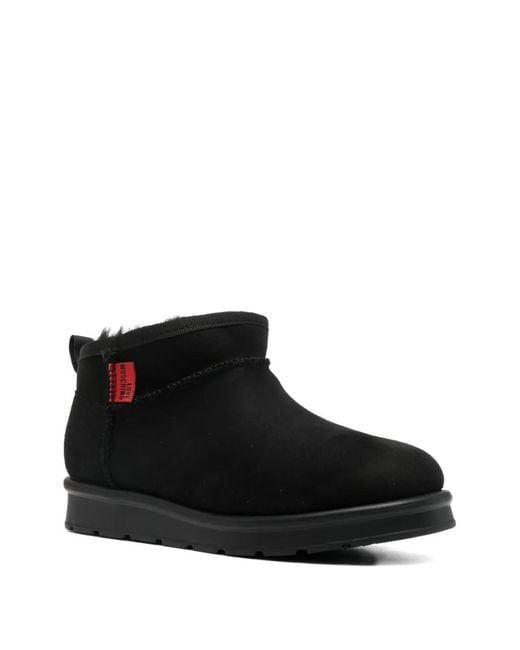 Love Moschino Black Pull Tab Boots