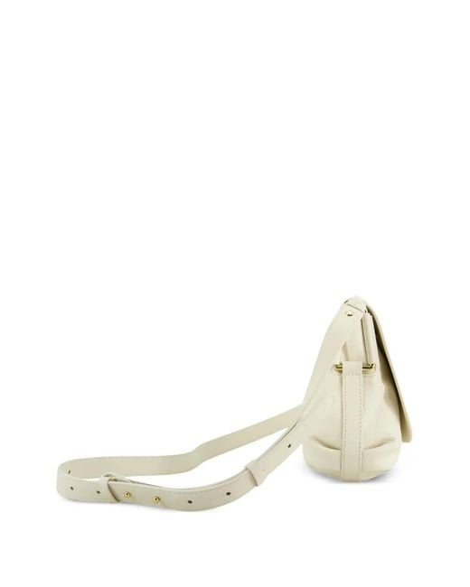 Coccinelle Natural Sac Porté Épaule À Détail De Logo