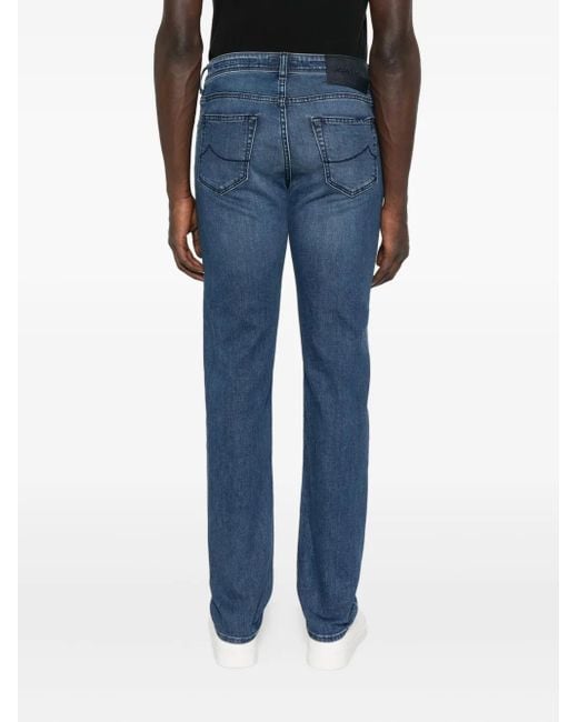 Jean À Coupe Cinq Poches Jacob Cohen pour homme en coloris Blue