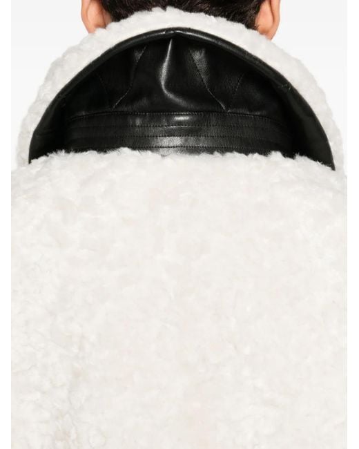 Giacca Con Zip E Logo di DKNY in White