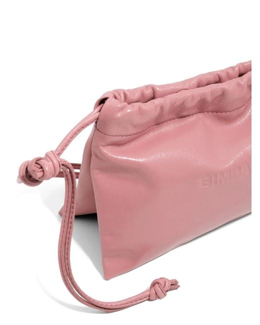 Bimba Y Lola Pink Mini Leather Bag