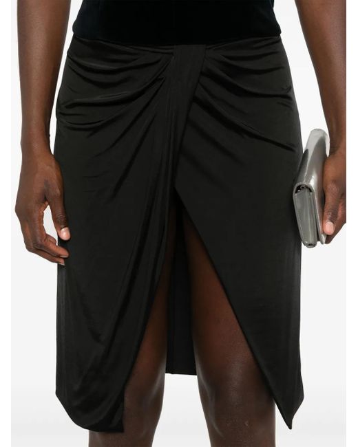 Tom Ford Jersey Midi-Rok in het Black