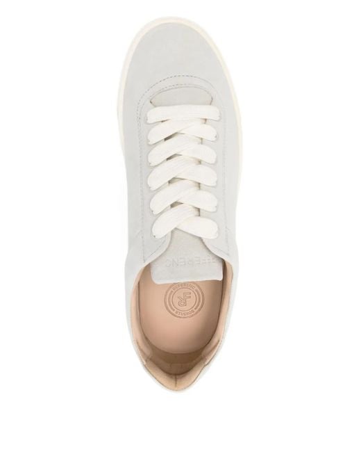 Baskets En Daim À Lacets Referenc pour homme en coloris White