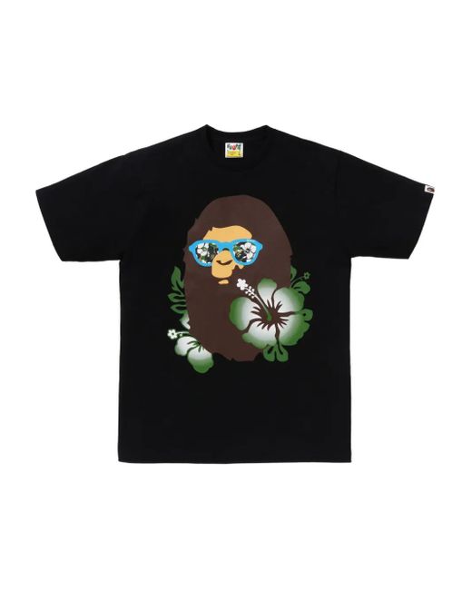 A Bathing Ape Black Abc Resort T-Shirt for men