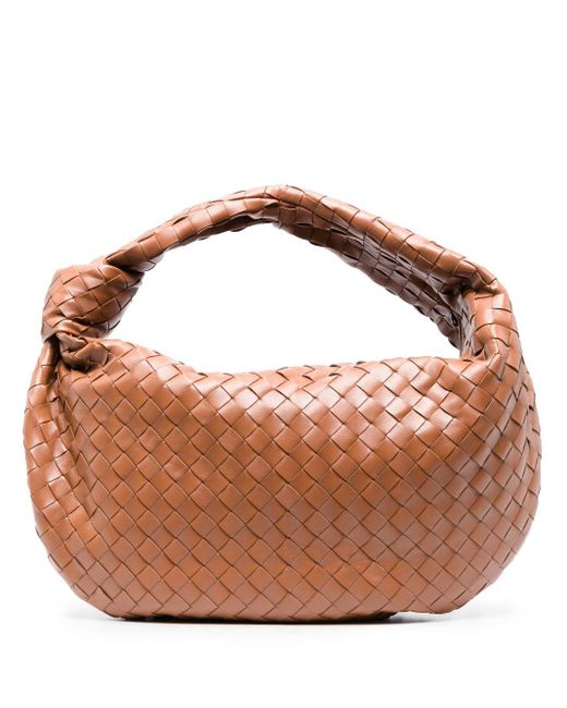 Bottega Veneta Brown Small Jodie Leather Tote Bag
