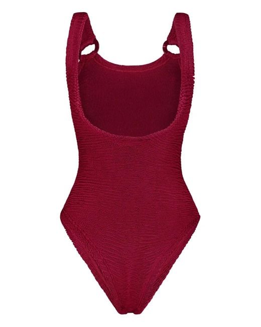 Paramidonna Red Sophia Ring Detail Swimsuit