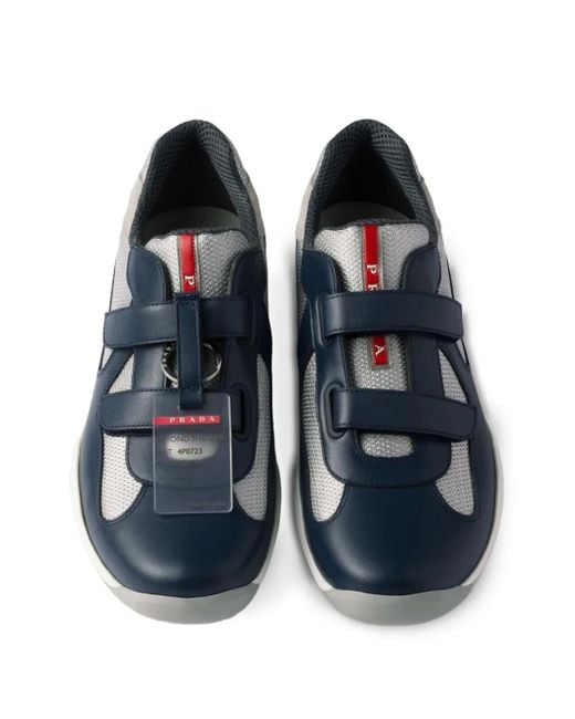 メンズ Prada アメリカズカップ スニーカー Blue