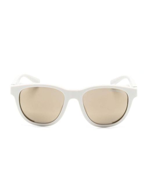 Emporio Armani Natural Oval-frame Sunglasses for men