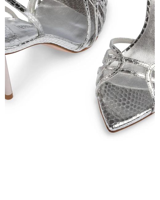 Le Silla Bella 80mm サンダル Metallic