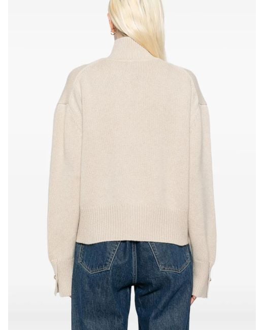 Brandon Maxwell Henley Trui in het Natural