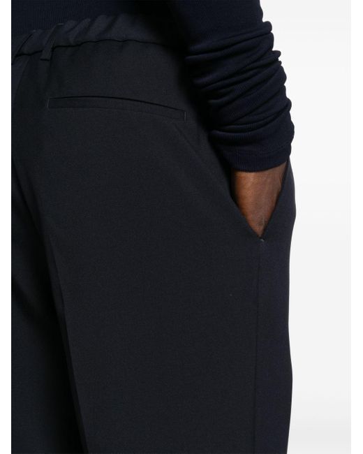 Jil Sander Black Slim Fit Straight Trousers for men