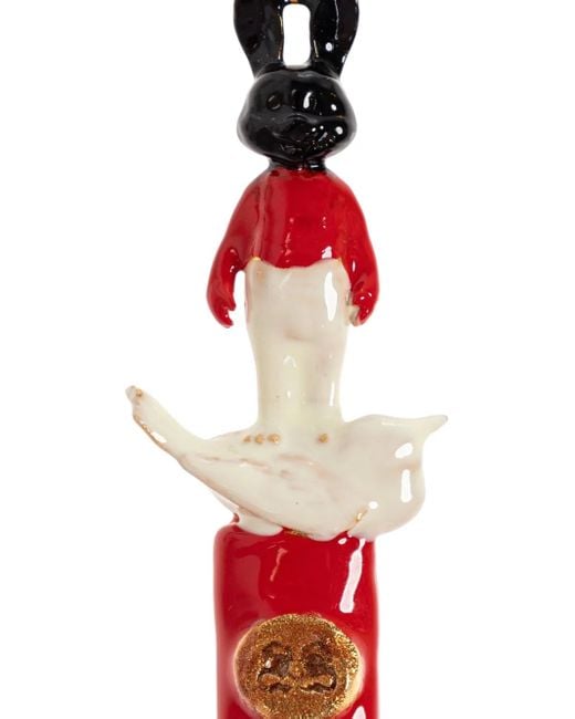 Marni Red Rabbit-Bird Charm