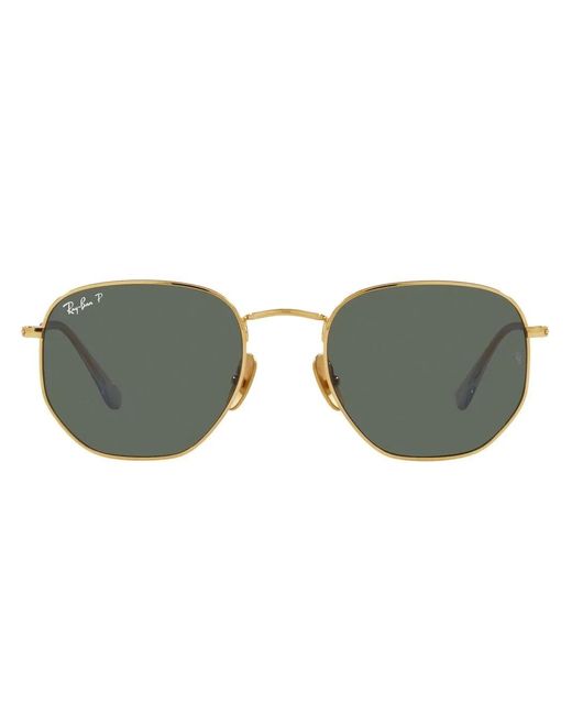 Ray-Ban Green Rb8148 Hexagonal-Shape Sunglasses