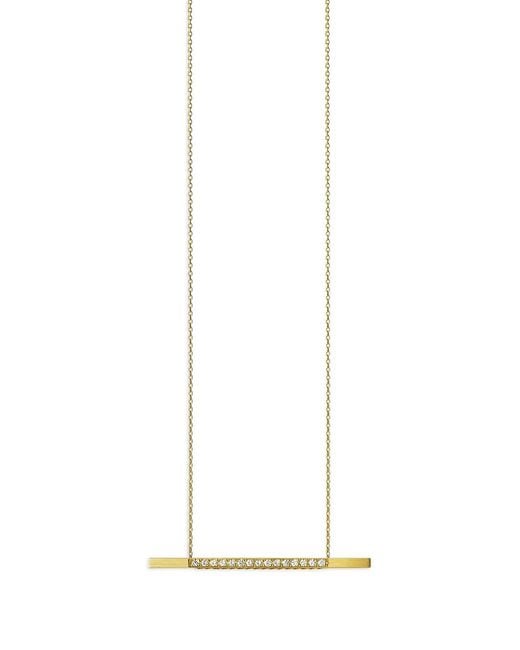 Shihara White 18Kt Bar 02 Diamond Necklace
