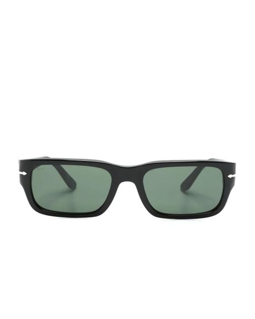Persol Green Adrien Rectangle-Frme Sunglasses