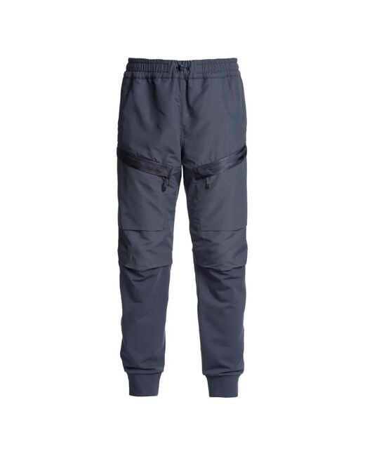 Parajumpers Blue Zip-Pocket Trousers for men