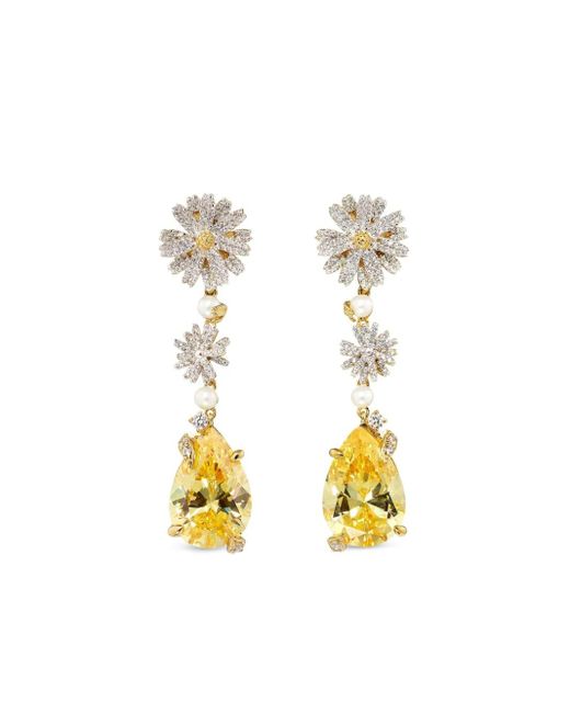 Orecchini Daisy di Anabela Chan in Metallic
