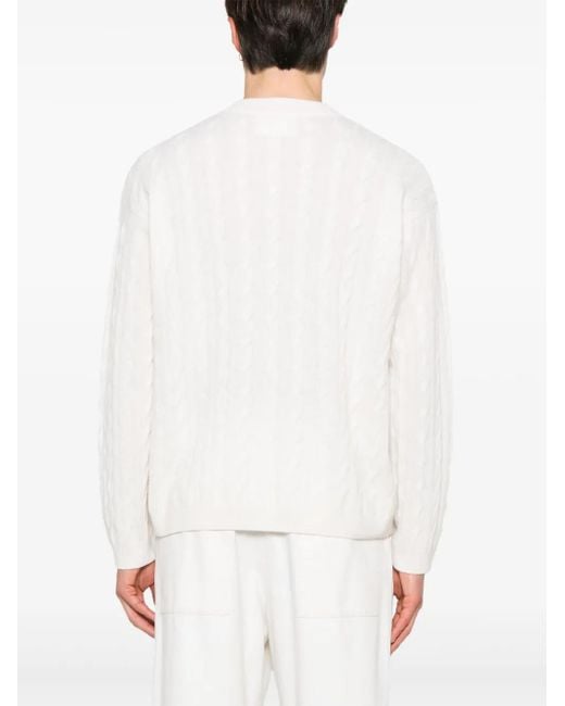 Lisa Yang White Oskar Sweater for men
