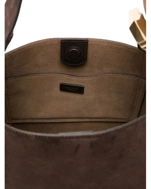 Bolso de hombro Diamond mediano Jimmy Choo de color Brown