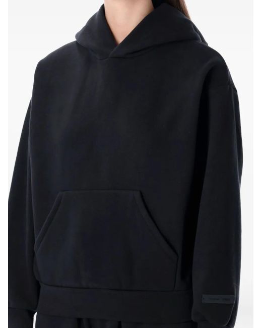 Fear Of God Black Logo-Print Hoodie