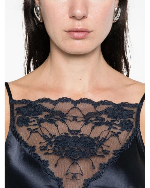 By Malene Birger Gray Leeba Lace Top