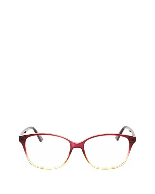 Polaroid Purple Rectangle-Frame Glasses