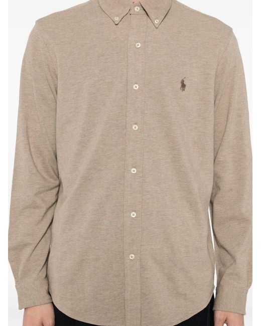 Polo Ralph Lauren Natural Button Fastening Shirt for men