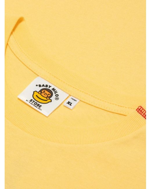 A Bathing Ape Yellow Graphic T-Shirt