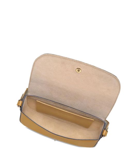 Sac À Bandoulière Épure Médium À Rabat Longchamp en coloris Natural