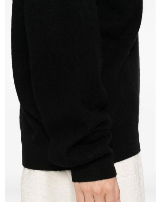 Frenckenberger Vネック セーター Black