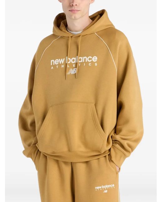 New Balance Natural Trackside Fleece Hoodie for men