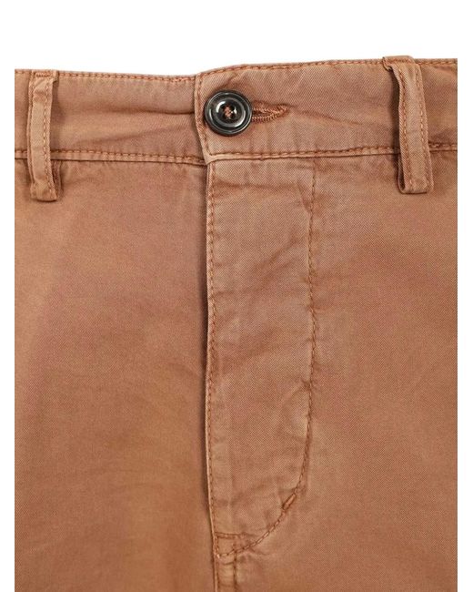 Al Duca D'aosta White Washed-Cotton Cargo Shorts for men