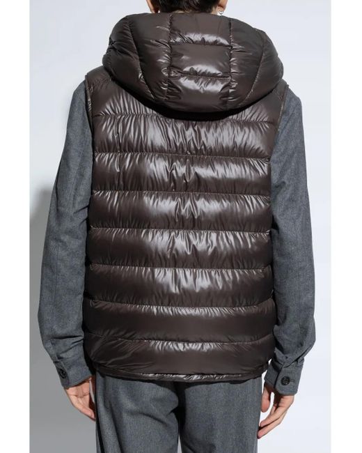 Moncler Black Barant Vest Jacket for men