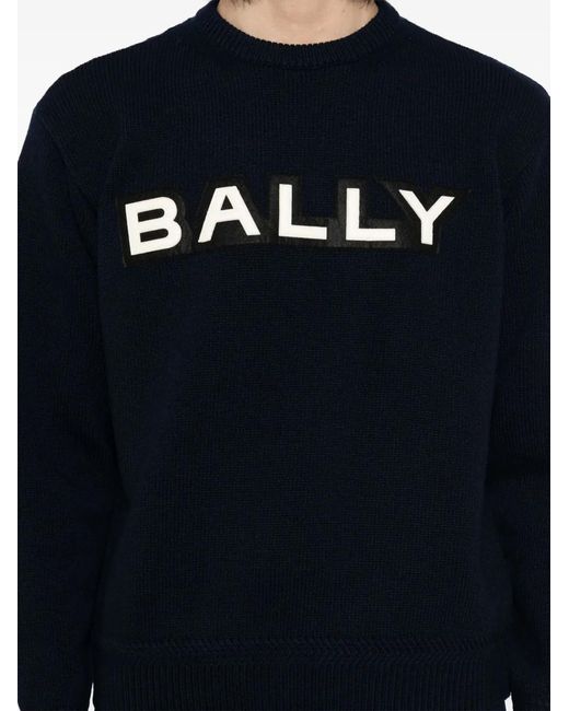 Pull À Patch Logo Bally pour homme en coloris Blue