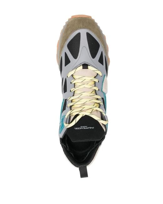 Philippe Model Sneakers Mit Logo-Patch in Blue für Herren