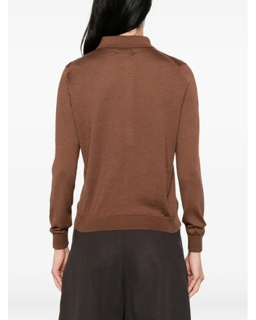 Be You Brown Buttoned Polo Shirt