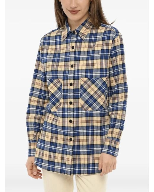 Woolrich Blue Plaid Shirt