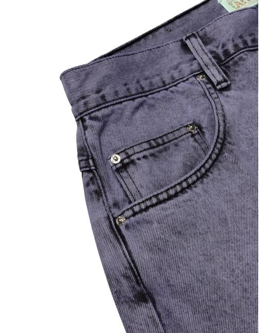 Aries Blue Acid-Wash Jeans