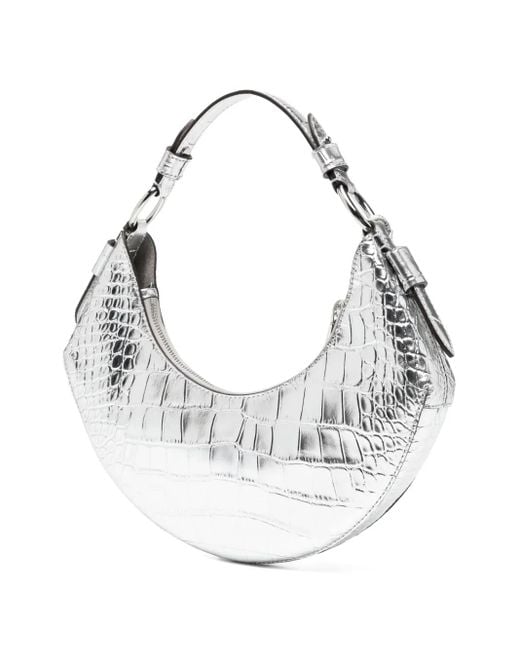 Michael Kors White Medium Koa Shoulder Bag