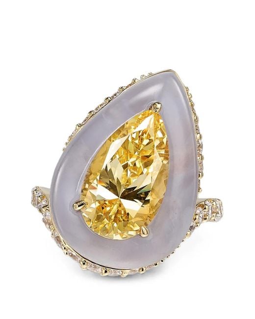 Elixir Chalcedony Ring Anabela Chan en coloris White