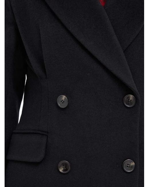 Manteau À Boutonnière Croisée Notes Du Nord en coloris Black