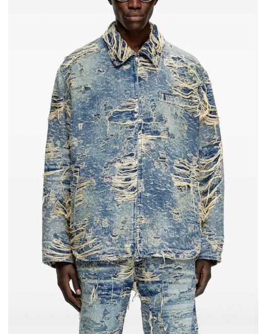 DIESEL Blue 'D-Ivar-Fsg1' Jacket for men