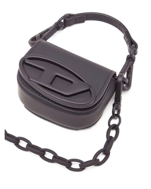 DIESEL Black 'micro Iconic' Shoulder Bag,