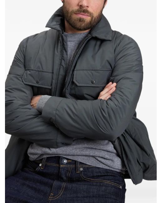 Woolrich Gray Cloud Shirt Jacket for men