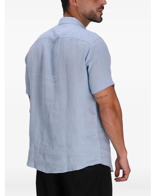 Chemise En Lin ARMANI EXCHANGE pour homme en coloris Blue
