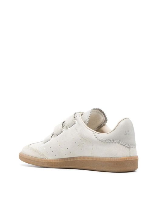 Isabel Marant White Beth Low Top Sneakers